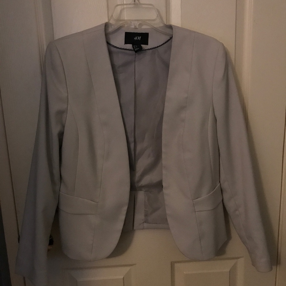 H&M gray blazer